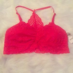 Red Lace Bandeau